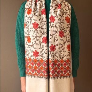 Beautiful Light Weight Scarf | Kashmiri Embroidery Shawl | Fashion Stole